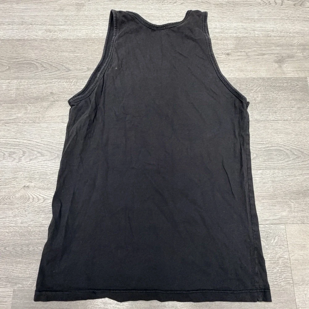 Vintage Led Zeppelin U.S. Tour 1975 Tank Top Men's Small Black Rock Band Shirt